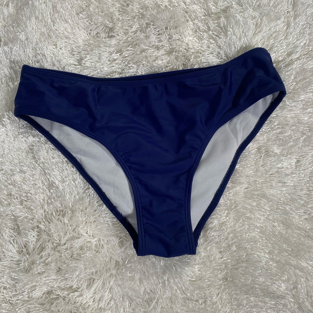 NWOT blue bikini bottom women’s small